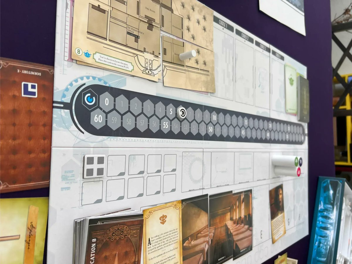 Dethawkgames's tweet photo. Well it took us a few runs but we completed our final run of @SpaceCowboysUS T.I.M.E Stories: Asylum! We love how this game plays! Look for our full review later this week! #boardgames #gamenight #timestories https://t.co/8f7dxTNMDV