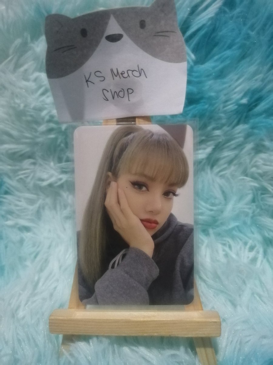 ksmerchshop's tweet photo. Wts/lfb
REPRICED!! 
Lalisa Ktown4u Pob photocard

~On Hand, Ready to ship
~In good condition
~ Mod: sco and flash express
~Mop: Gcash
~Rfs pang refund 
~Payo
₱100 each nalang + 15 packing fee

[Help RT] https://t.co/mkyNFja2FT
