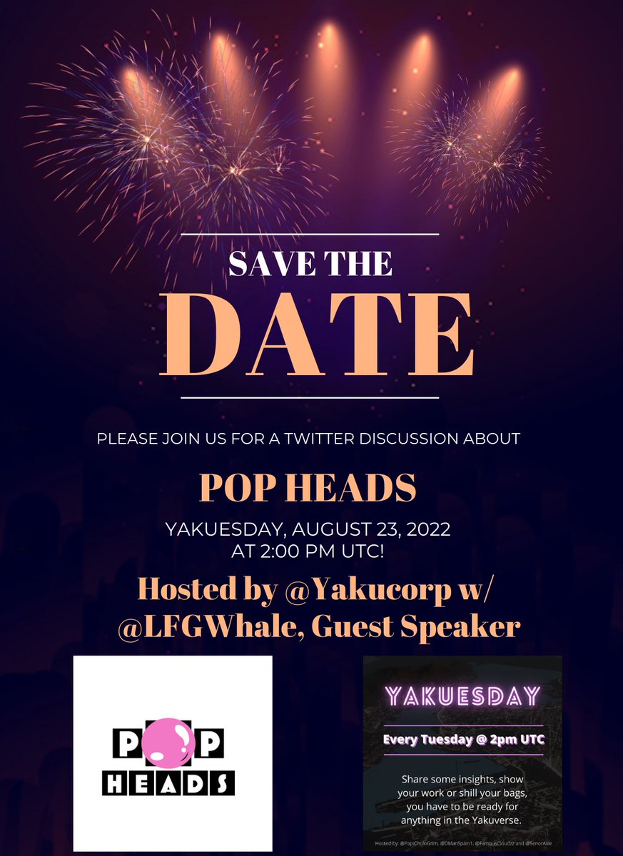 poppinpals's tweet photo. @DManSpain1 Thanks for the invite for @LFGWhale to talk with the @YakuCorp fam this coming #Yakuesday! #popheads can't wait to be there!

#LFPOP #POPIT #YAKU #YAKUCORP #WEPOPPIN https://t.co/3F9wHUqnnU