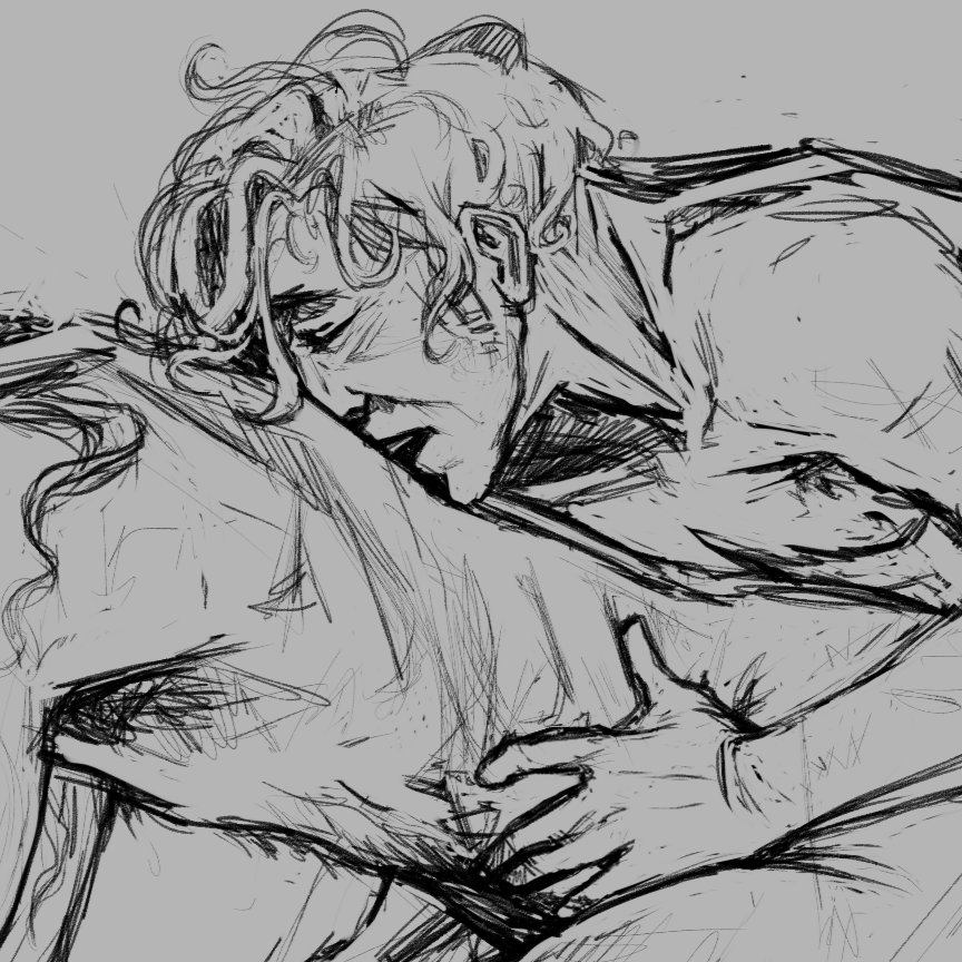 inaugurating my new account with a gentlebeard WIP ;]

#ofmdnsfw #nsfwart #ourflagmeansdeathnsfw