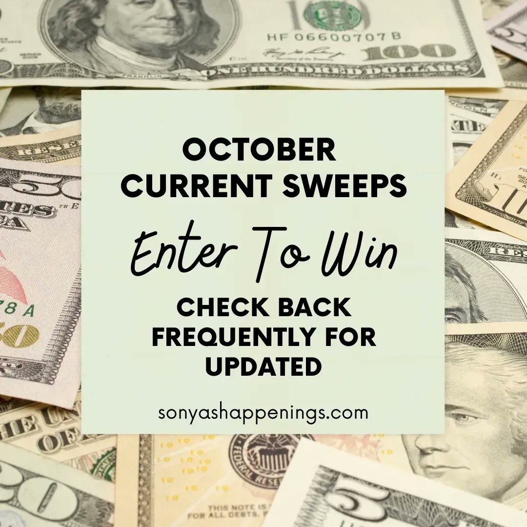 celebratehavfun's tweet photo. Check Out This Long List Of Current October Sweeps ~ Updated 7/30 #currentsweeps #Octobercurrentsweeps #Octobersweeps #win #entertowin #chancetowin https://t.co/kn1pvdU08N https://t.co/6iyDwW5Idj
