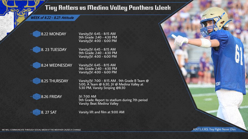 Tivy Football tweet media