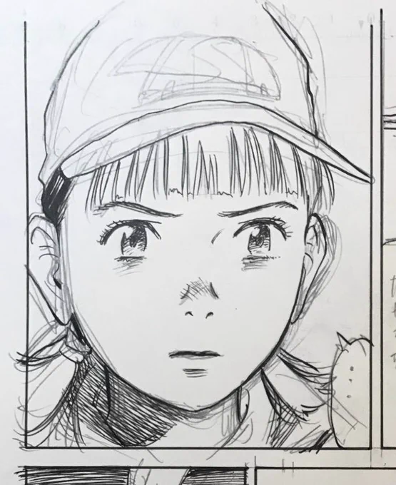「#あさドラ!」49話は本日発売の #スピリッツ 38号に掲載!漫画はいかに演技を描くか、だと思っています。この時どういう表情をするのか、どう描けばいいのか。登場人物も漫画家も作品と共に成長していきます。それをリアルタイムで読者が見守る。連載ってすごいなぁ、と思います。 #浦沢直樹 