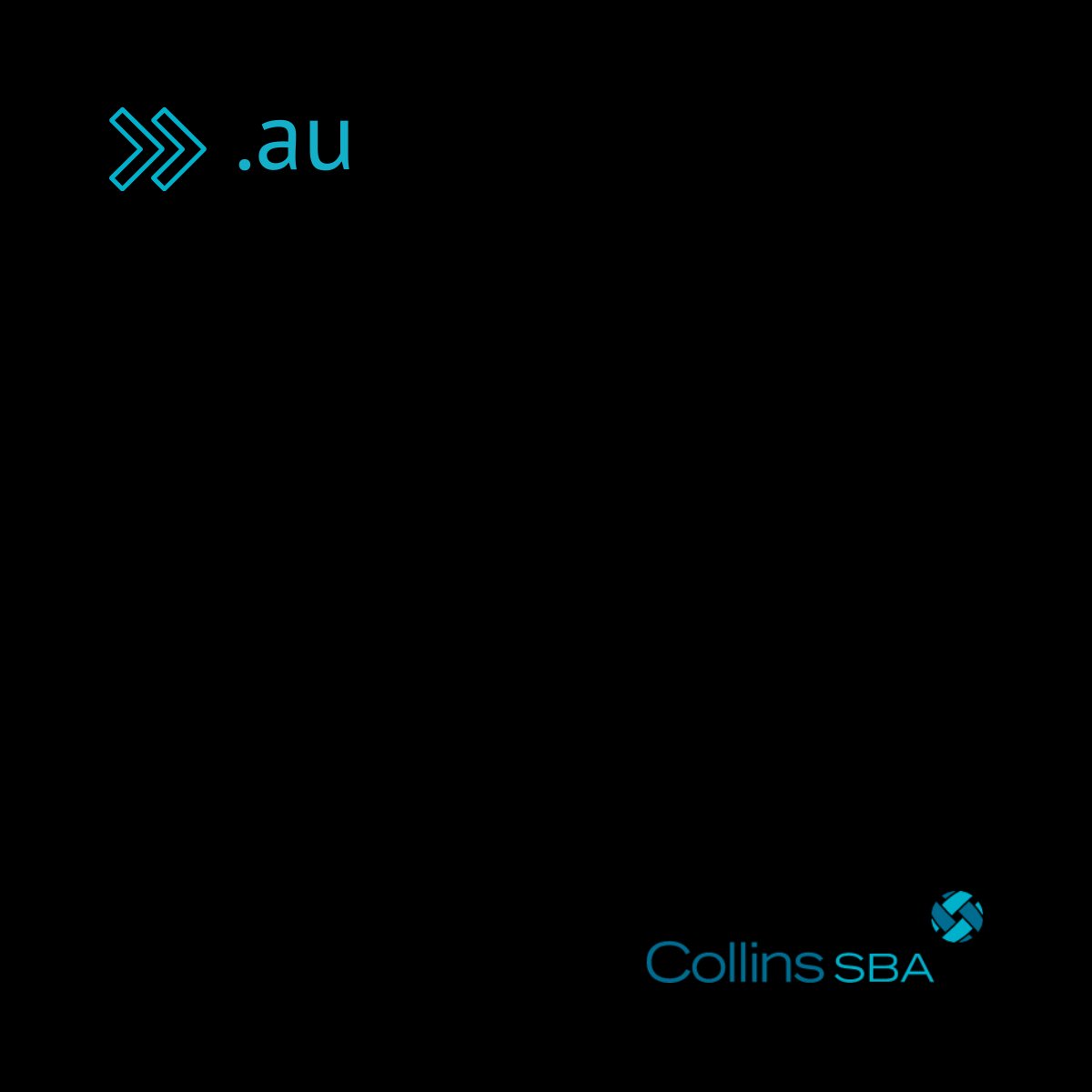 CollinsSBA's tweet image. Get you .au on If you want to register the .au direct match of your existing domain name, you will need to apply for Priority Status before 9:59AM AEST 21 September.

For more &amp;gt;&amp;gt;  lnkd.in/gKwfajwd