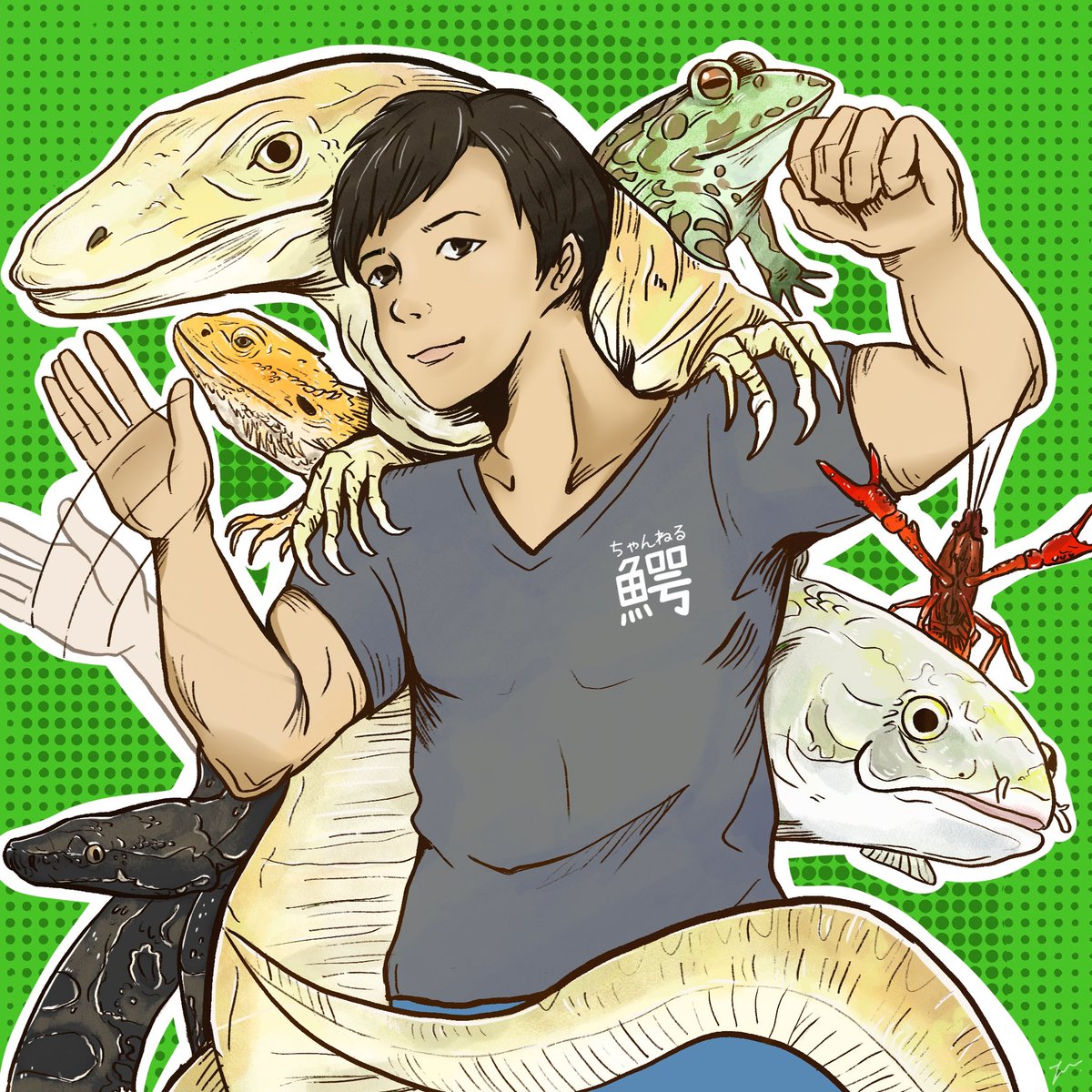 nynacugo's tweet photo. 🐊🐊ちゃんねる鰐🐊🐊

@wanivspbao 

#fanart #illustration #art #digital https://t.co/JwozuDwFG2