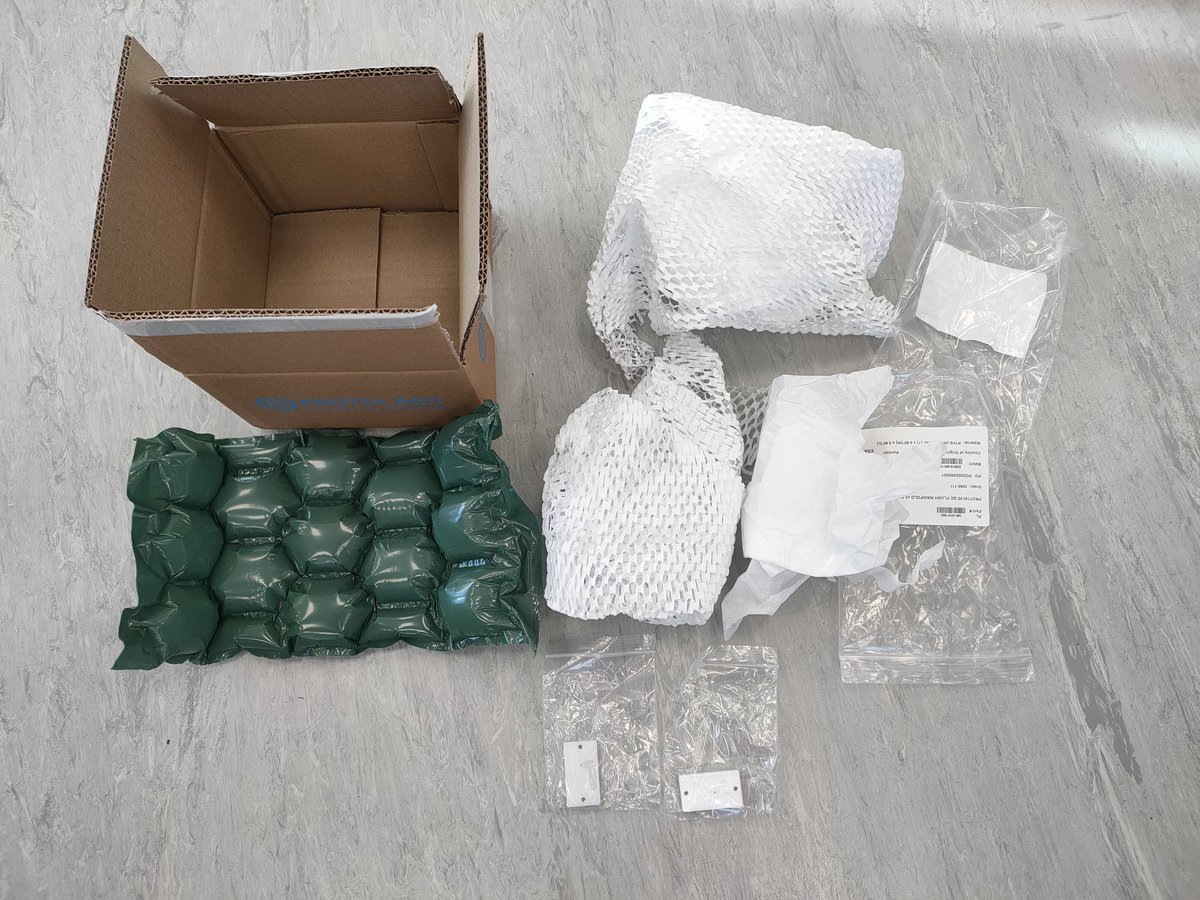 noodlesuk's tweet photo. @Protolabs so much packaging,for 2 tiny parts. #excessivepackaging https://t.co/D1QIddYDO9