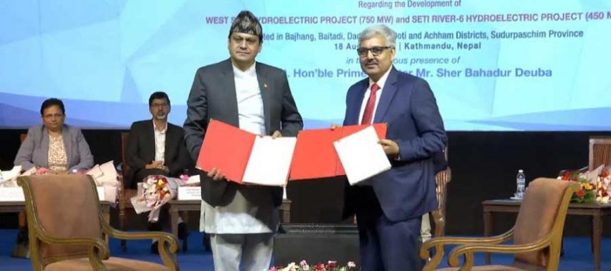 projects_today's tweet photo. NHPC inks MoU with Investment Board Nepal
Read More: https://t.co/sTBB5DTn1Q
@projects_today #news #updates @nhpcltd #Nepal @IBNOffice #hydropower #projects #WestSeti #hydropowerprojects #Investment https://t.co/yrPASR0sNP