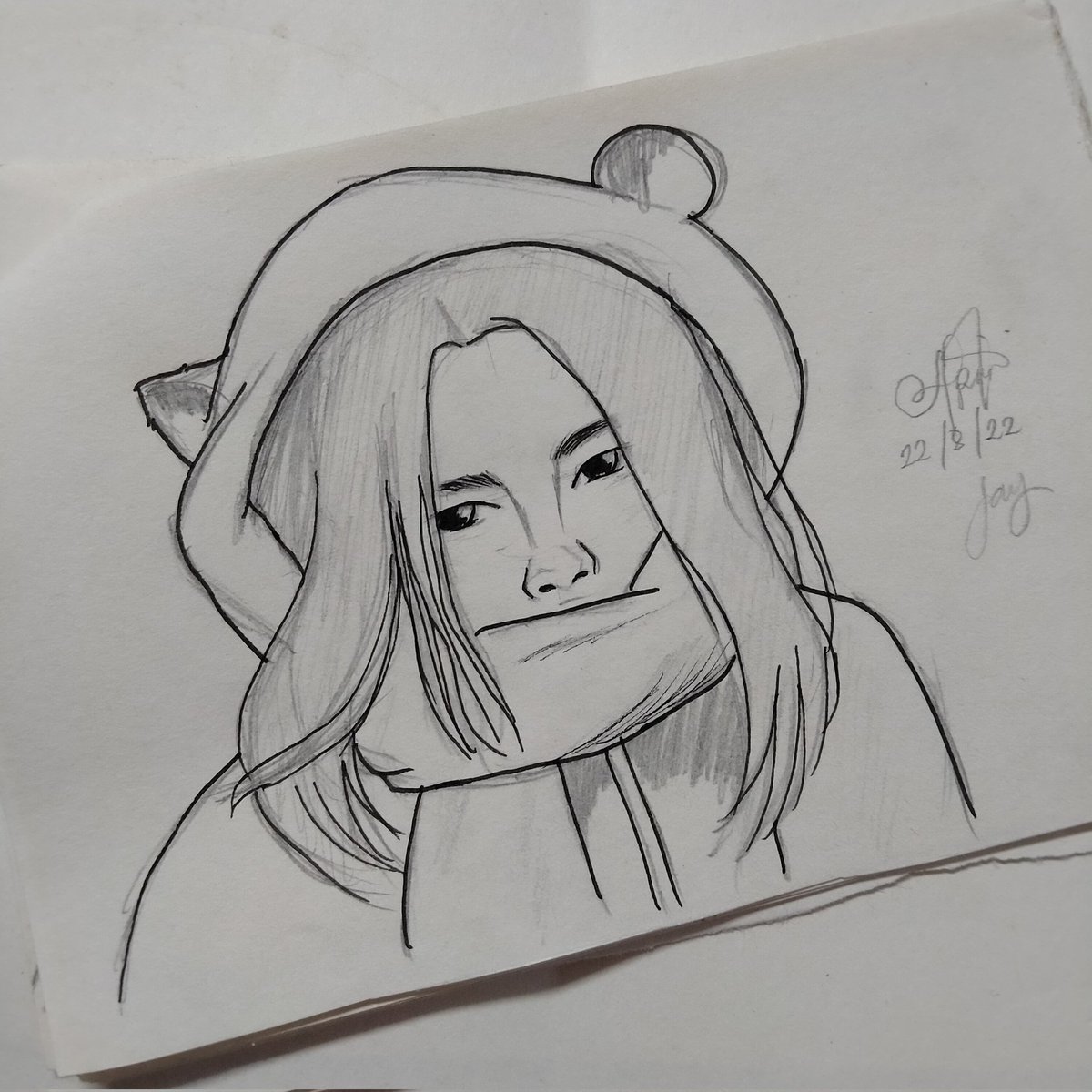 galaxyofjay's tweet photo. cuddly weather, what a great time to sketch a cute art! https://t.co/ngcBhvRPqQ