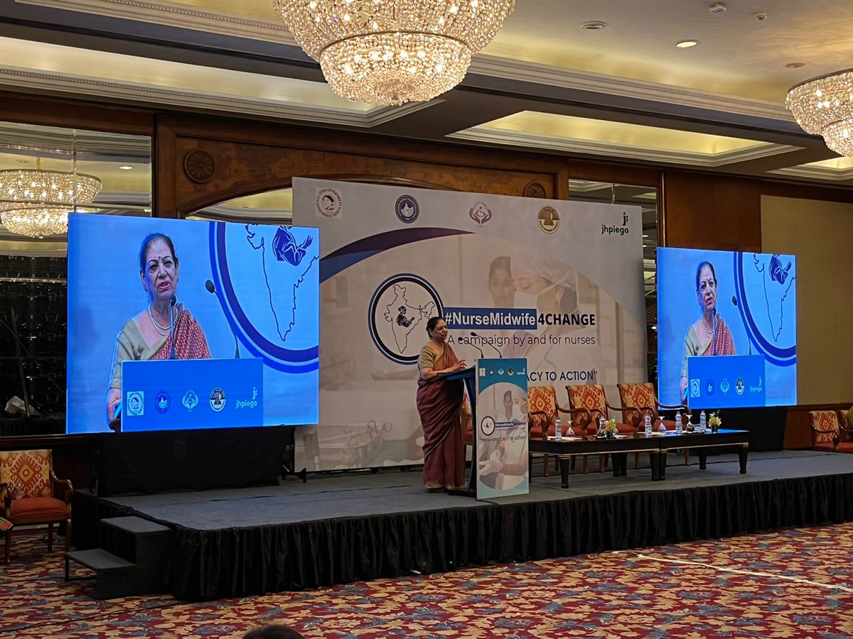 G.K Khurana, General Secretary, @AIGNFNURSES, highlighted the need for more accommodation for nurses in India.
#AdvocacyToAction #NurseMidwife4Change