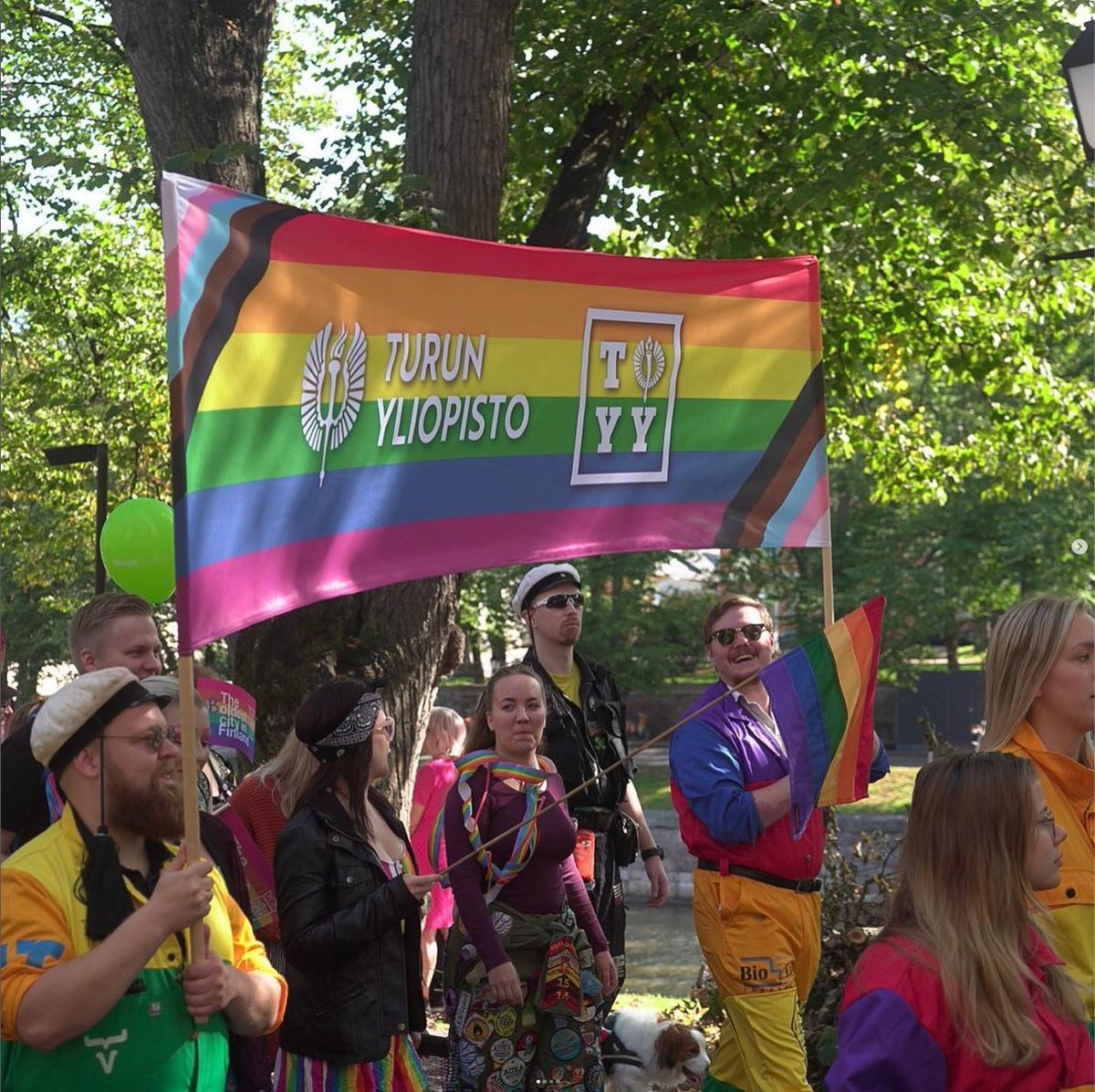 UniTurku's tweet photo. Happy Pride Week for everyone! We participate in Turku Pride and the Pride Parade on Saturday, 27 August in the group of Study in Turku. Join us in the University and @StudentUnionTYY group! #studyinturku #TurkuPride #Pride https://t.co/m4M1e5zBUd