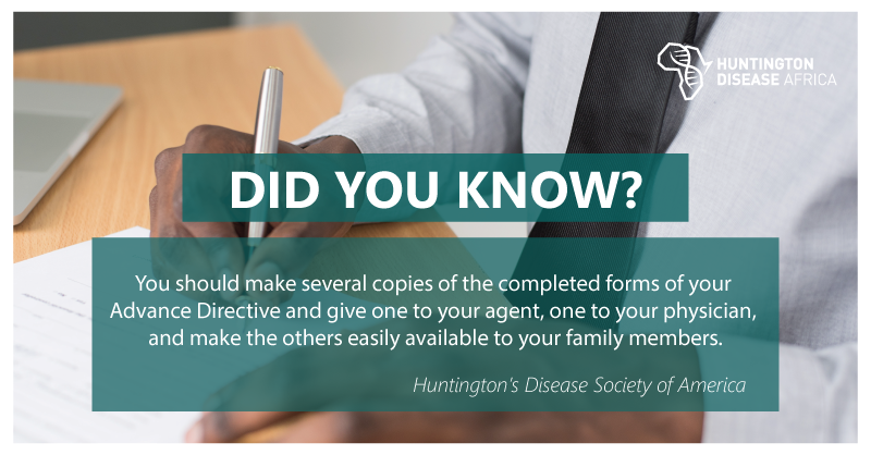 hdafricaorg's tweet photo. Remember to put these documents in a place where they will be both safe and accessible when you can no longer remember or explain where they are located.
#huntingtonsdiseaseinafrica
#knowhd
#rarebuthere
#acureispossible https://t.co/WMlpLbVcCh
