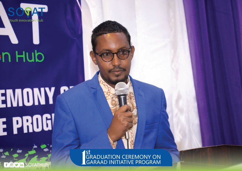 SOYAThub's tweet photo. We thank our honored guests, &amp; students who attended the graduation ceremony on #GaraadProgram.
We congratulate the Graduates of #GraadProgram
We wish them to continue their life skills, &amp; we are always at our students  to help them with basic life skills and their entrepreneurs https://t.co/fZye7qzIPp