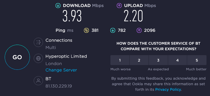 KappowDigital's tweet photo. @BTBusiness - come on, this is ridiculous for a Monday morning. We've had huge issues with our internet for weeks, but as a development company who rely on pushing and pulling huge amounts of data, this is killing our day! https://t.co/fTn4dGsFZg