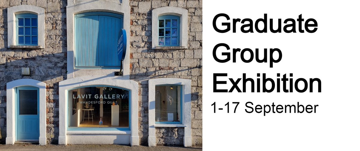 Final week of:
Clay and Canvas, 4-27 August.
Open Tues-Sat. 10:30-6:00pm

Also on:
Misneach, The Kabin Crew & Co 
Saturday 27 September
Wandesford Quay Courtyard

Next Exhibition:
Graduate Group Exhibition
1-17 Sept
Opening, 1 Sept, 5:30-7:30

#craftmonth #intheopenfaoinspeir