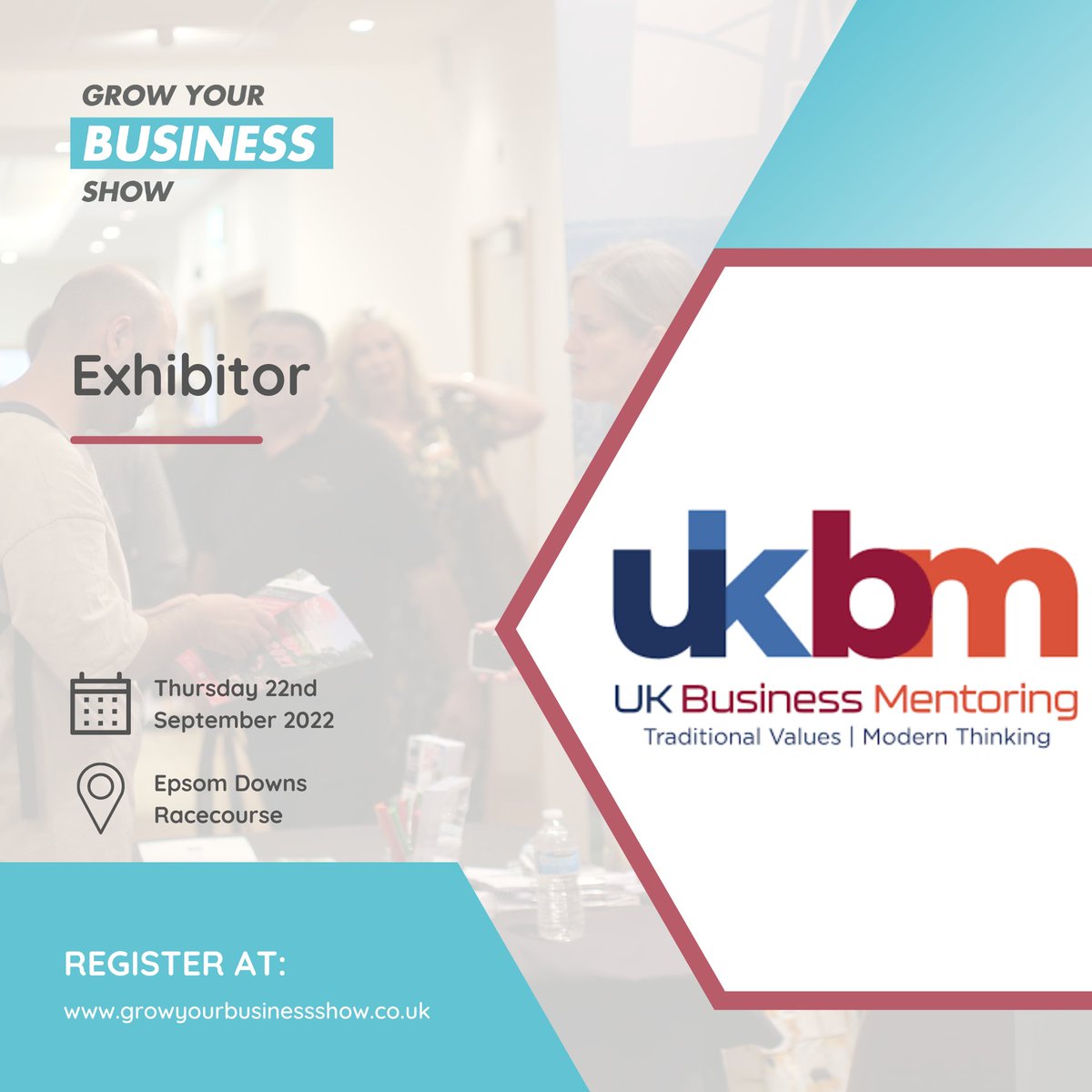 Welcome to the show @ukbusmentoring

Register your free tickets for the show here...
tinyurl.com/4hn2zna9

growyourbusinessshow.co.uk

#gybsuk #growyourbusinessshow #ukbusinessmentoring #scaleyourbusiness #business #surrey #surreybusiness #expo #surreyevents #epsomdowns