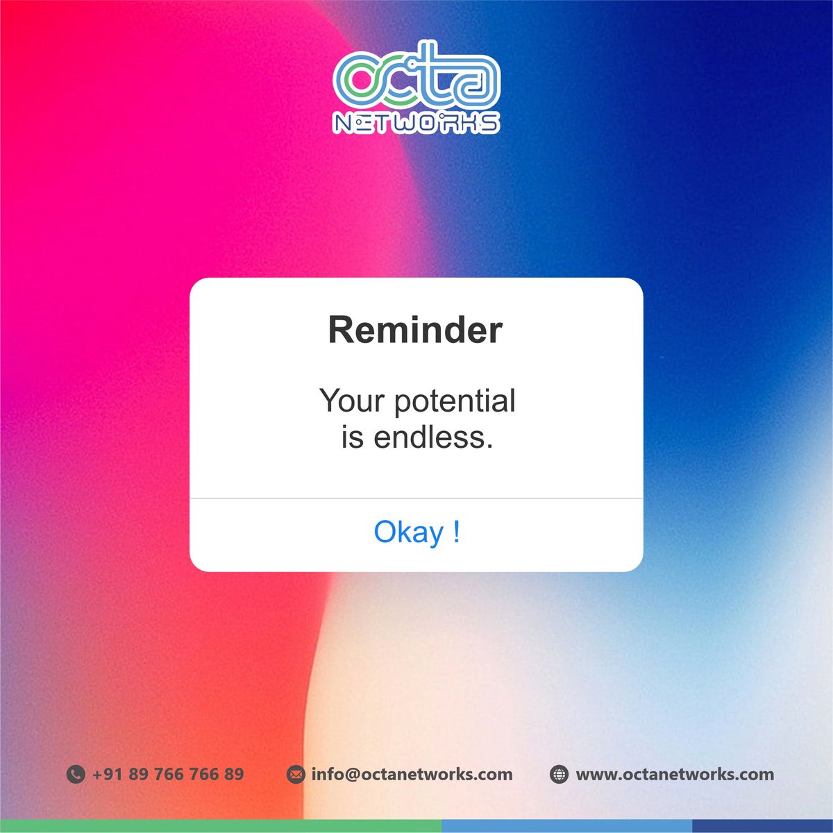 OctaNetworks's tweet photo. Monday Motivation!
#octanetworks #ccna #ccnp #ccie #CCIE #networking #training #reviews #studentsreview #ccietraining #cciepreparation #cisco #routers #computernetworking #security #itinstitute #netwrokinginstitute https://t.co/NU7SDyHgtG