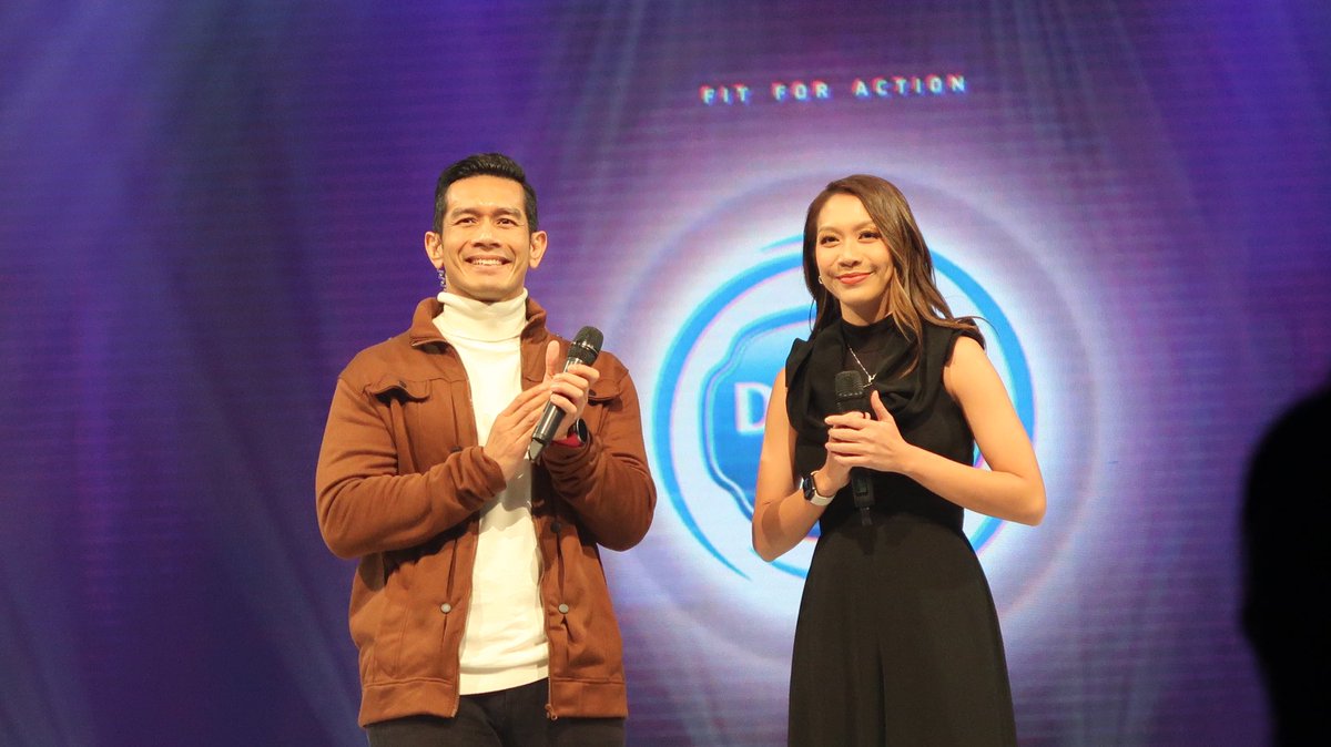 tv3malaysia's tweet photo. Memperkenalkan pengacara #FitForAction Fahrin Ahmad dan Hunny Madu β‘οΈ https://t.co/O6gBPfdmvP