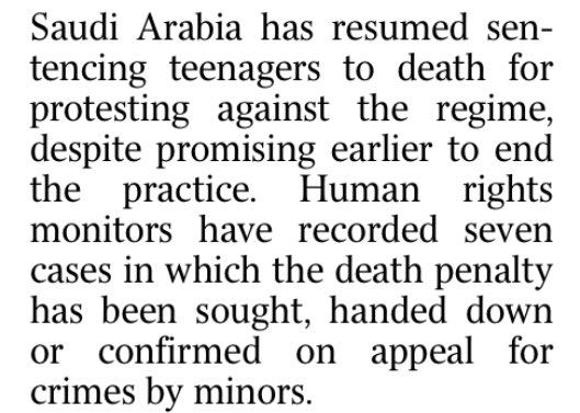Boxing match ✅
Golf tournament started ✅
Ten year Grand Prix deal signed ✅
Premier League hoodwinked ✅

Good, now let’s get back to killing teenagers for complaining.