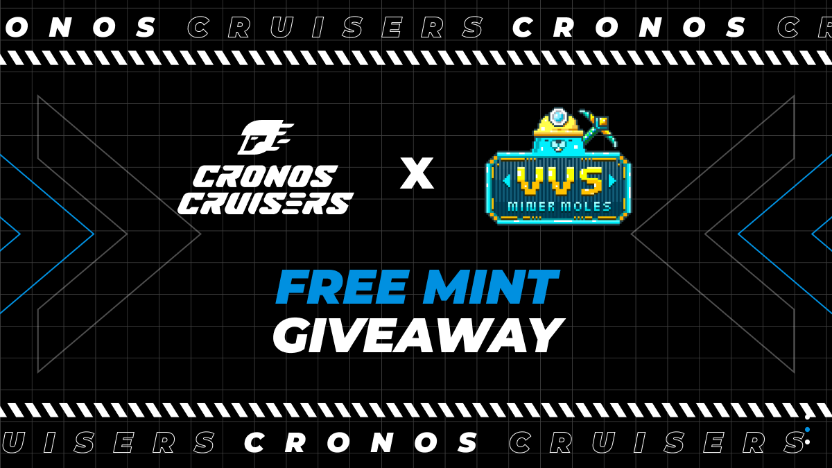 CronosCruisers's tweet photo. gm! #molefam #crofam

We are starting the week with a bang!🎉
@CronosCruisers x @VVS_finance 

𝟓 𝐅𝐫𝐞𝐞 𝐌𝐢𝐧𝐭 𝐆𝐢𝐯𝐞𝐚𝐰𝐚𝐲👇
https://t.co/9JfnhfWNaB

💎 If you own a Miner Mole, you increase your chances of winning. https://t.co/9Yv0Eut3w3