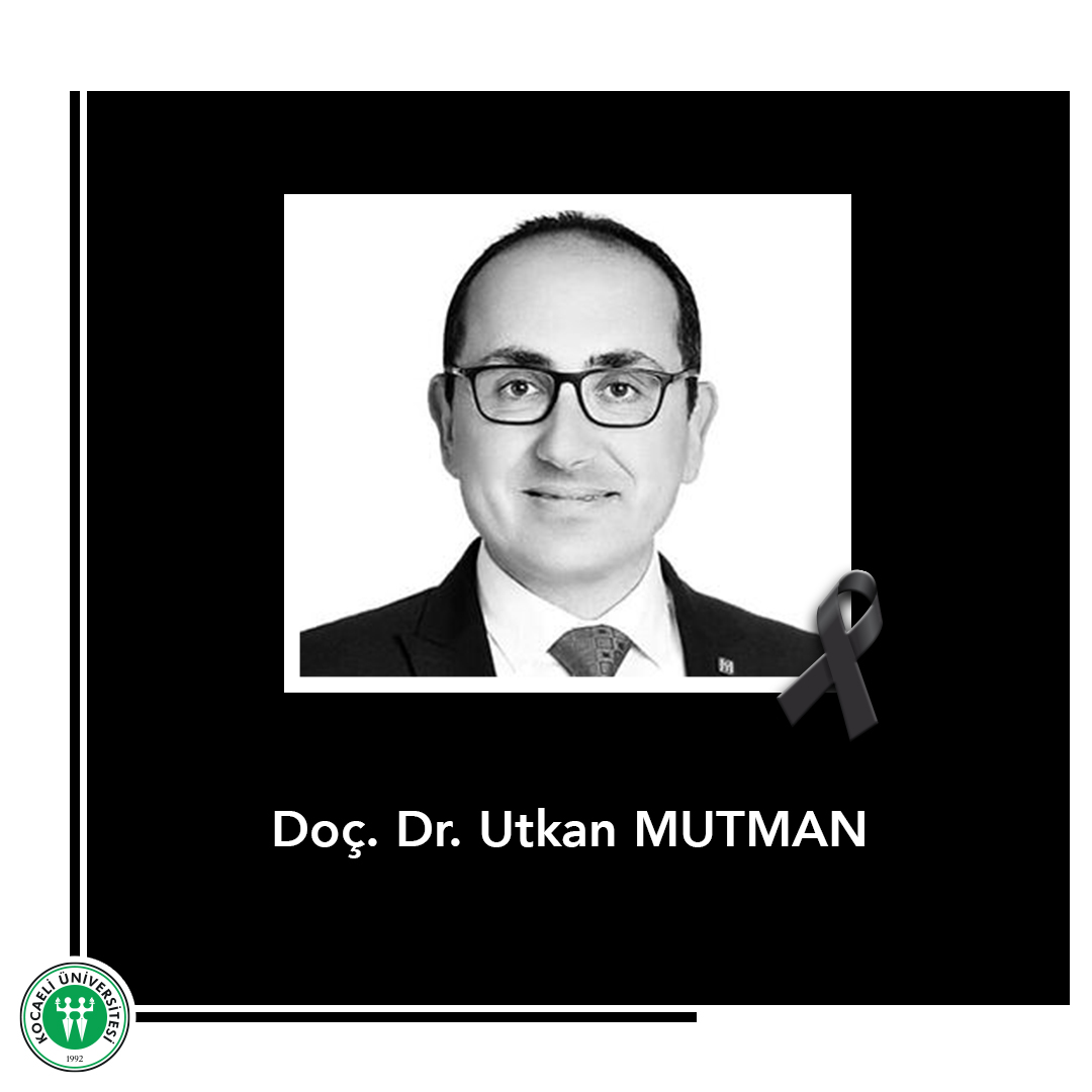kou92official's tweet photo. Fakültemiz İnşaat Mühendisliği Bölümü Öğretim Üyesi Doç. Dr. Utkan MUTMAN hocamız Hakk’ın rahmetine kavuşmuştur. Kocaeli Üniversitesi ailesi olarak kendisine Allah’tan rahmet; ailesi ve tüm sevenlerine başsağlığı dileriz. https://t.co/I6brQhK9pu