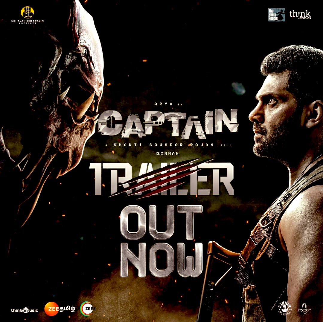 arunseenu2's tweet photo. Most awaited #CAPTAIN is out now.👇🏻
https://t.co/2aE7pXNPm7
#CaptainTrailer #Captain 
@ShaktiRajan @arya_offl @immancomposer @RedGiantMovies_ https://t.co/sfAUWQLzZa
