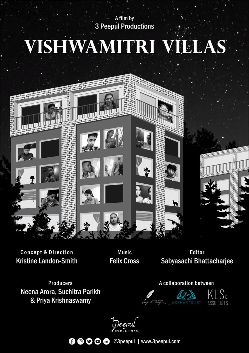 3_peepul's tweet photo. Posted @withregram • @3peepul Thrilled to share more exciting news! Our "Vishwamitri Villas" has been officially selected for ShockFest Film Festival. 

Our 4th nomination- won Best Ensemble Cast at  Monkey Bread Tree Film Festival, nominated at FlickFest Film Festival &amp; AltFF. https://t.co/zXZV64MoGd