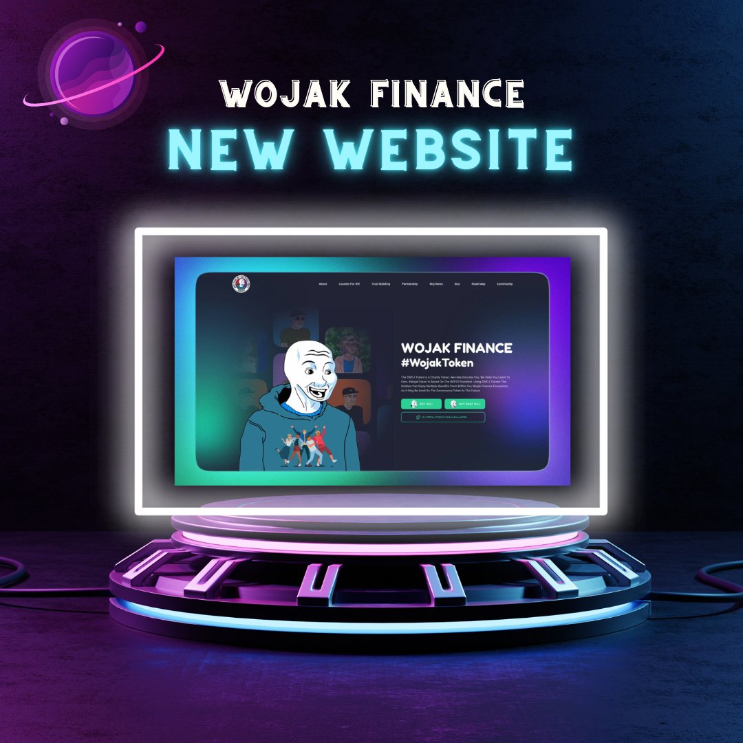 wojfinance's tweet photo. Congratulations to all #Wojakians

🎉The new website is live now🎉

In order to be the best meme and NFT project on earth, we are working on a X-to-Earn concept which will be the most trending concept of the next bull run🚀

👇Check out the new website👇
https://t.co/9crKyJausX https://t.co/qvA0bhbI8c