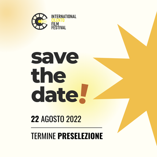 icff_it's tweet photo. Lunedì 22 Agosto 2022 è il termine della preselezione.
vedi REGOLAMENTO https://t.co/gHDQnYW750
🎬
2a edizione | International Cilento Film Festival
13>17 settembre 2022
#icff #icff2022 #filmfestival #cilento #dietamediterranea #parcoarcheologicopaestum #paestum #savethedate https://t.co/G4CCFrmojt
