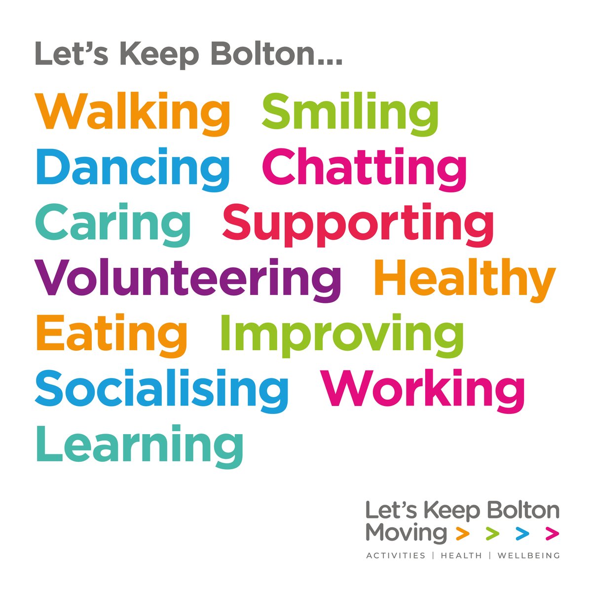 Get active, sleep better. Physical activity releases feel-good hormones called endorphins, which help us sleep better. The better we sleep, the better our energy levels, mood and ability to concentrate.
Sound good? Make the move to a more active you, visit letskeepboltonmoving.co.uk
