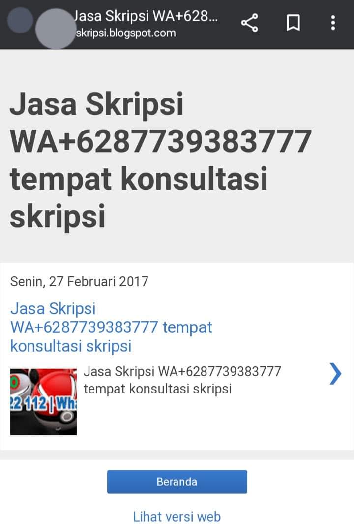 olahdatajasa's tweet photo. Tempat konsultasi skripsi
WA082136668777
Jasa Pembuatan Skripsi
#skripsi
#jokiskripsi
#jasqskripsi https://t.co/ArFckHaCre