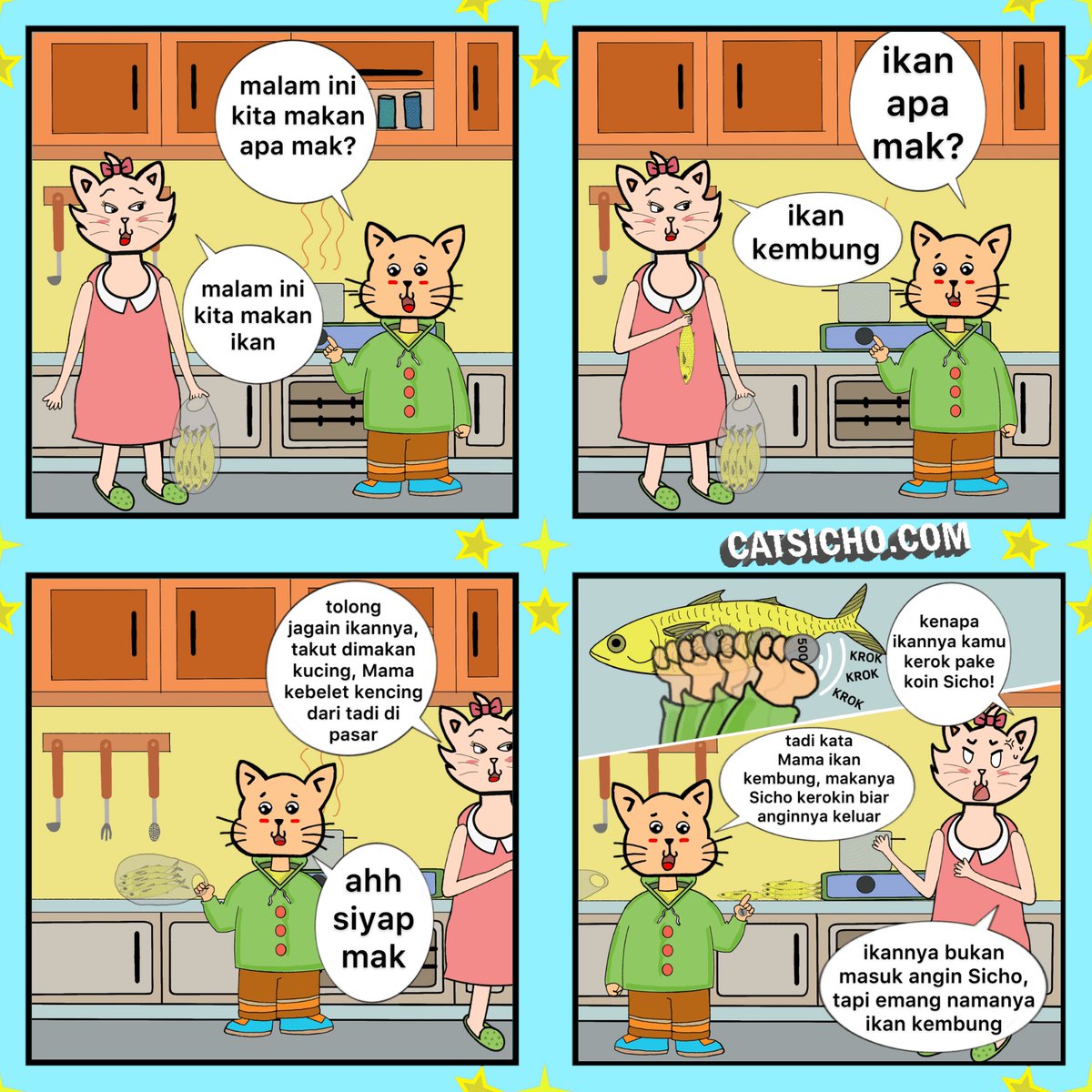 catsicho's tweet photo. Ikan Kembung

#komiklokal #komik #komikindonesia #komikinajah #komikstrip #comics #comicsstrip #gambar #gambarlucu #ngakak #cat #catsicho #komikin #komikindo #komikin_ajah #sicho https://t.co/gQFcD9bSNY