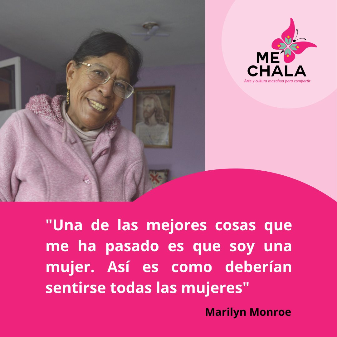 Que el ser mujer, sea el pilar que nos sostenga, nos proteja, nos cobije, nos arrope  y sobre todo, sea la inspiración que nos permita querernos a nosotras mismas. 
#MeChala #ALIDMEX #FIMI
<a href="/IIWF/">FIMI-IIWF</a> <a href="/CarolinaSSPNJ/">Carolina Santos</a>