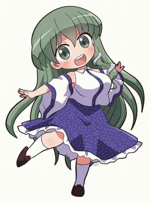 さなえさん #おは東方 