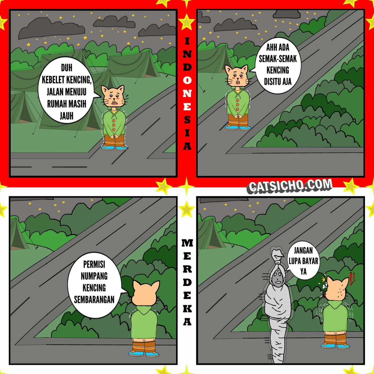 catsicho's tweet photo. Jangan begini ya, tahan sampe nemu toilet kalo kebelet 

#komiklokal #komik #komikindonesia #komikinajah #komikstrip #comics #comicsstrip #gambar #gambarlucu #ngakak #cat #catsicho #komikin #komikindo #komikin_ajah #sicho https://t.co/WPkIMu7xwT
