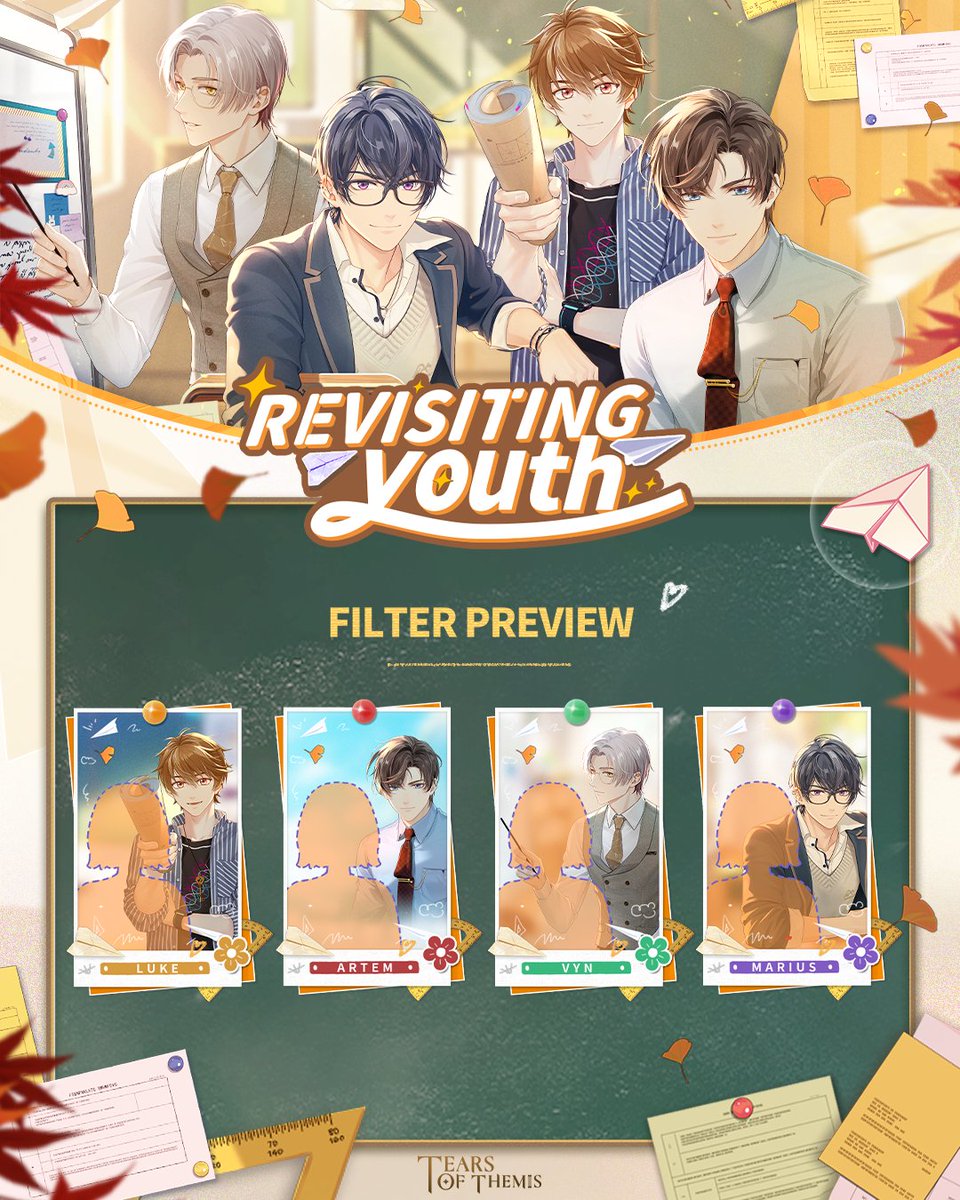 TearsofThemisEN's tweet photo. Tears of Themis × SNOW/B612 
Customized Filter Now Available!

Cross dimensions and capture sweet moments with him on campus. Let these photos narrate your love story!

RT this post for a chance to win the Revisiting Youth poster set! 5 winners picked at random after 48 hours. https://t.co/EIMW5XxfaB