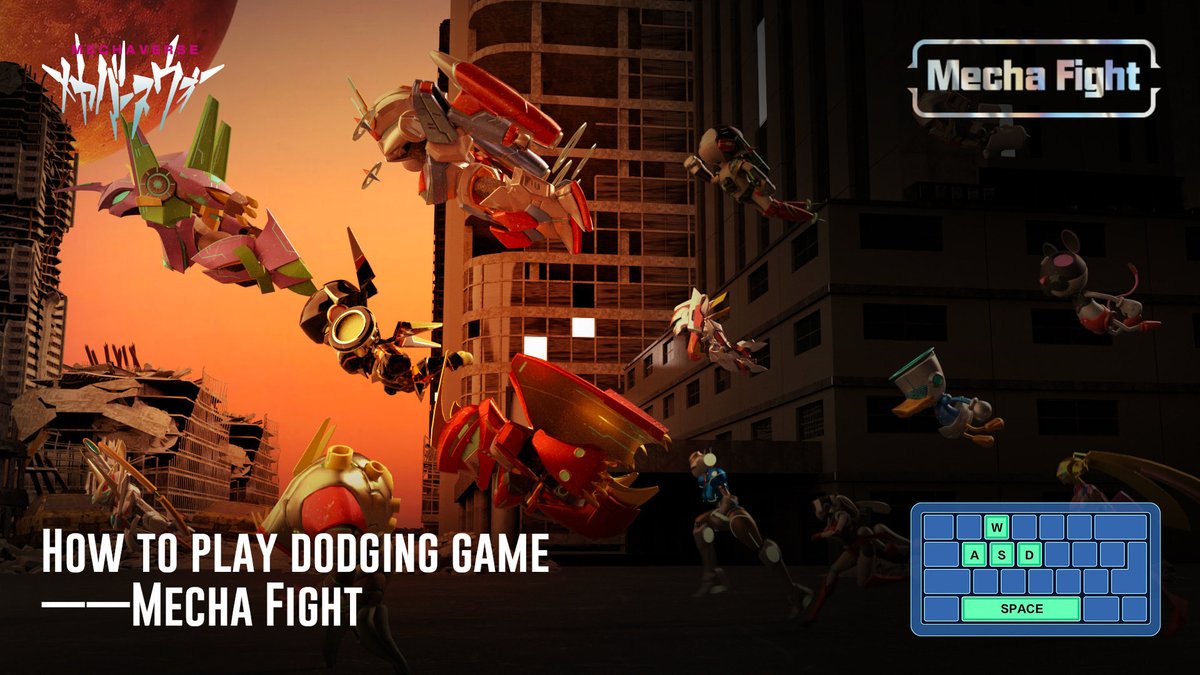 MetaMechaverse's tweet photo. 🔥 Mechaverse Twitter Space

🤖Topic:  How to play dodging game——Mecha Fight？

🎁 300 USDT prize pool+ Whitelist Reward

⏰ Time: August 22, 09:30PM UTC+9

👇

▶️ Follow us

▶️ RT+Tag 3 friends

▶️Join Discord: https://t.co/bl46Jf10y5

▶️ Set a reminder: https://t.co/pLEKN4pDSI https://t.co/tpPQHJj9Zw