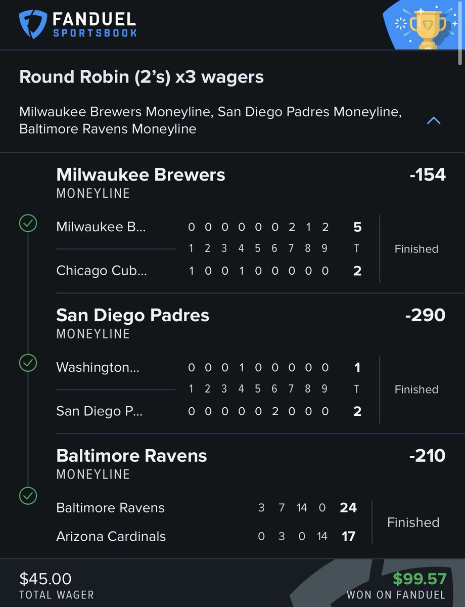 SidelineSlips's tweet photo. First slip, first dub ๏ฟฝ๏ฟฝ๏ฟฝ
Excited to grow and share more wins with #TheSideline
#SidelineSlips #GamblingTwitter #SportsGambling https://t.co/jcyQZGB94G