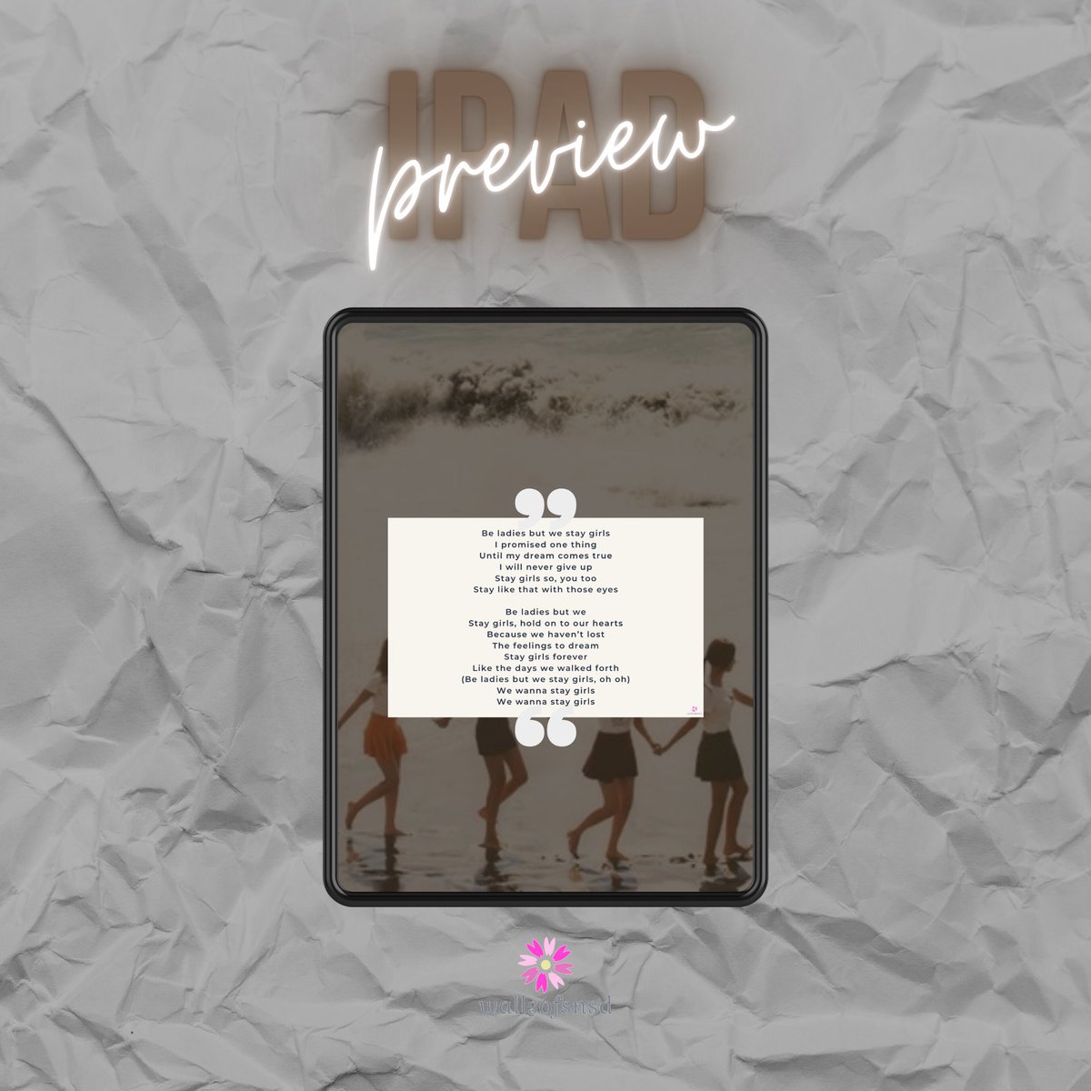 wallsofsnsd's tweet photo. GIRLS’ GENERATION
•IPAD•

💖requested
💖do not re-edit
💖do not repost without credit https://t.co/tsrKH5Jduf