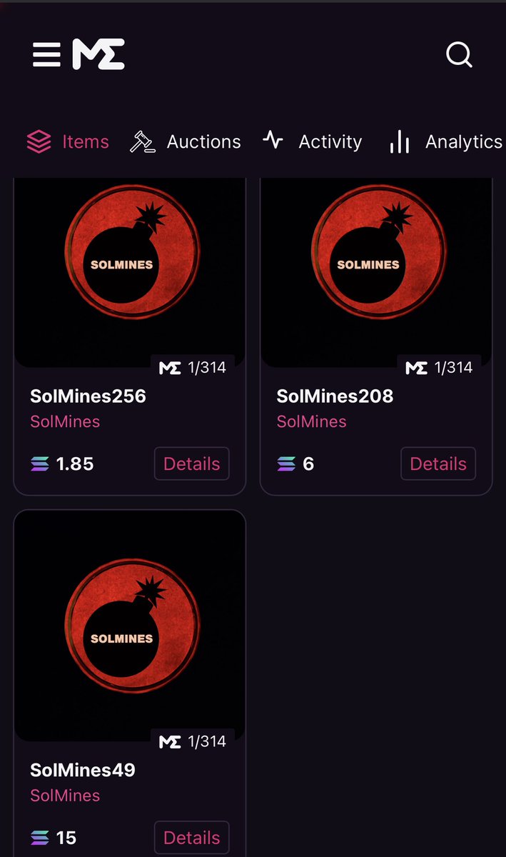 LucidLife007's tweet photo. @SolMinesgame first payout for legendary 💯💸

3 more left and the floor is 1.85 👀📈 https://t.co/TKy37Uz3cQ