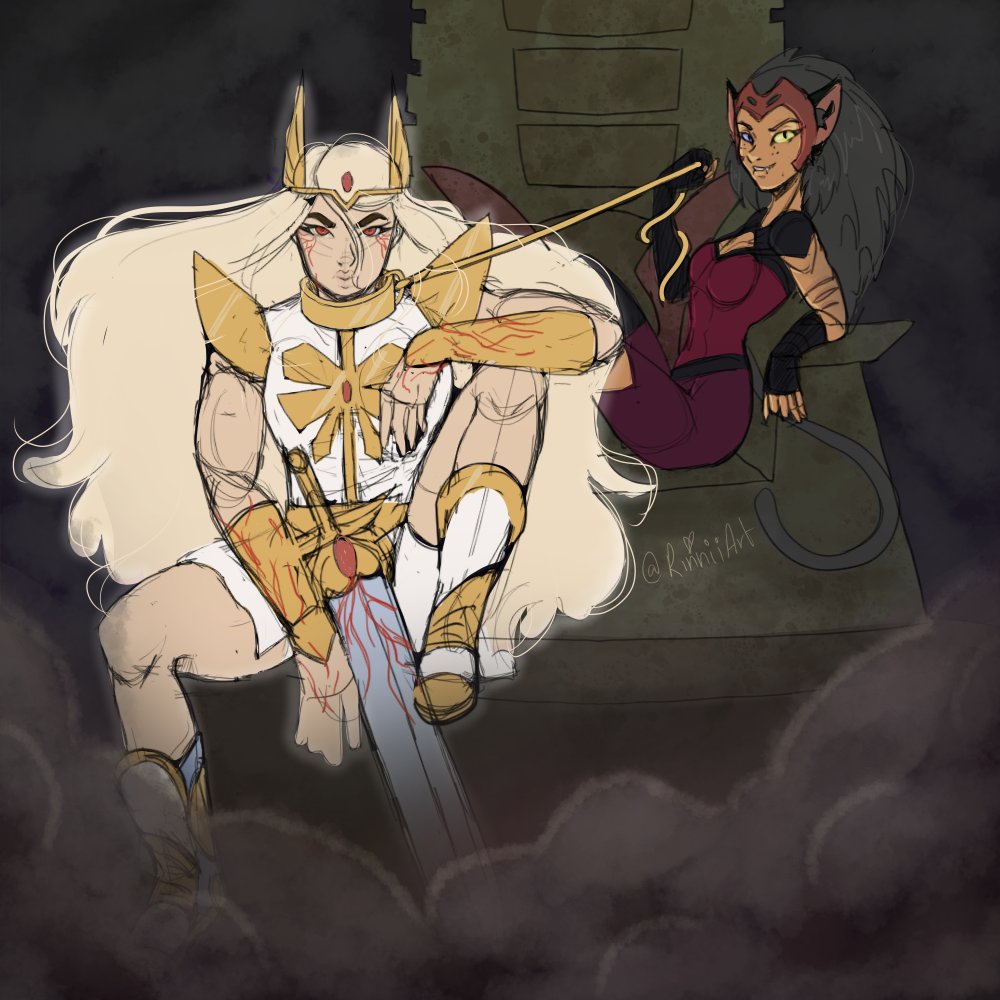 Rin 🏳️‍🌈 On Patreon on Twitter "Catra gets a magical collar to chain