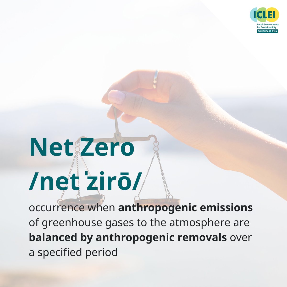 icleiseas's tweet photo. What does “net zero” actually mean? 🤔

“Anthropogenic emissions of greenhouse gases to the atmosphere are balanced by anthropogenic removals over a specified period.” 

#NetZero
#Sustainable
#SutainableDevelopment
#RaceToZero
#CitiesRaceToZero https://t.co/tOfVyfJxFg