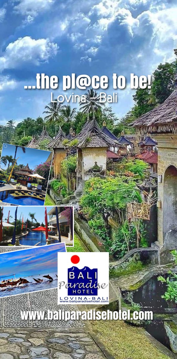 BPHLovina's tweet photo. The pl@ce to be in North Bali Lovina.
Special Offers always available at Bali Paradise Hotel, enjoy your holiday with your beloved family...Book Now 👍
https://t.co/RF45SlsVUL (live chat)
https://t.co/mNjBhRGKGH
Phone : +62 362 3435659
#BaliParadiseHotel https://t.co/iv9kifflZ1