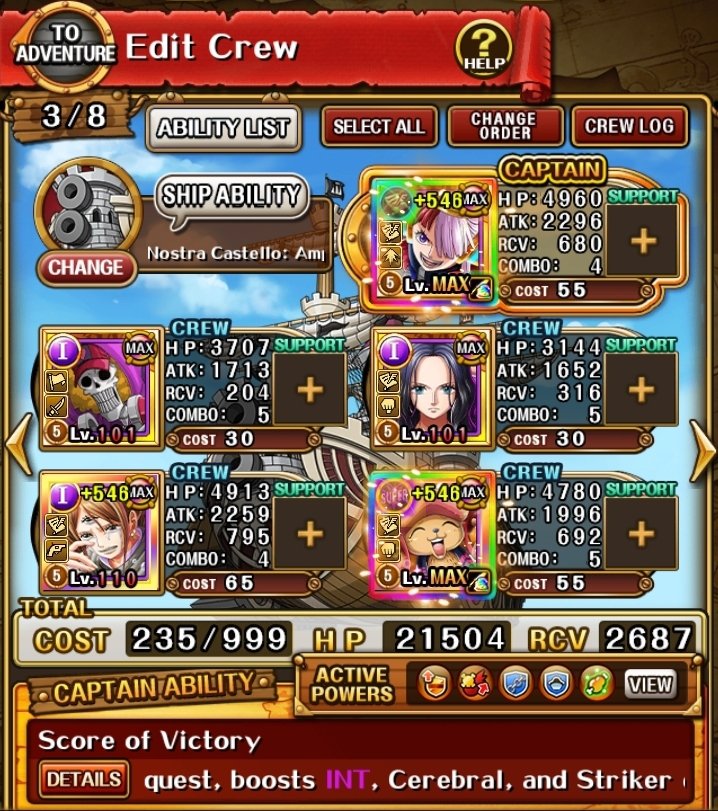 Splashmandx's tweet photo. For Psy Boss; have yet to make teams for the others but that'll be done relatively the day kizuna drops. Will ofc add supports but mostly stats. #MyOPTCKizunaClash https://t.co/IOUReklkG2