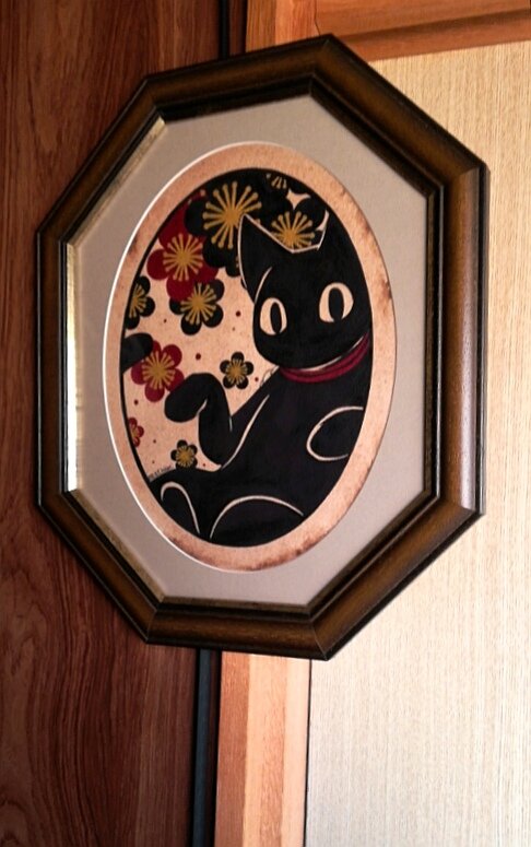 「原画も、白い紙を茶色く汚して描いている。レトロ風な作家は数居れど、ここまで徹頭徹」|kaden(かでん。)🍥GraficaCrea新宿で開催中！のイラスト