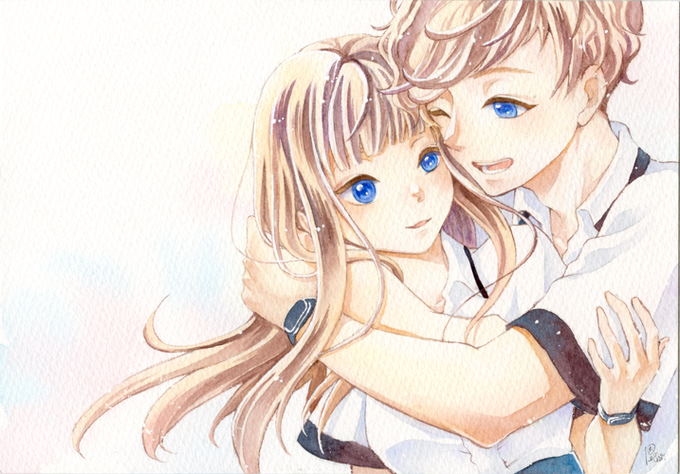 仲良し男女のtwitterイラスト検索結果