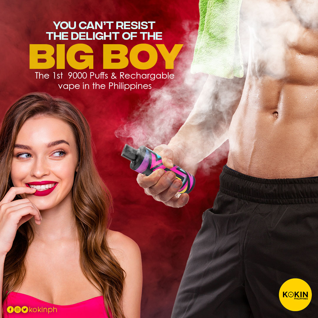 kokin_ph's tweet photo. BIG BOY 9,000 Pufss
Simply Irresistible!
#LetThereBeClouds 
@kokin_ph 

#vape 
#VapePhilippines https://t.co/CPFHPYUNqD