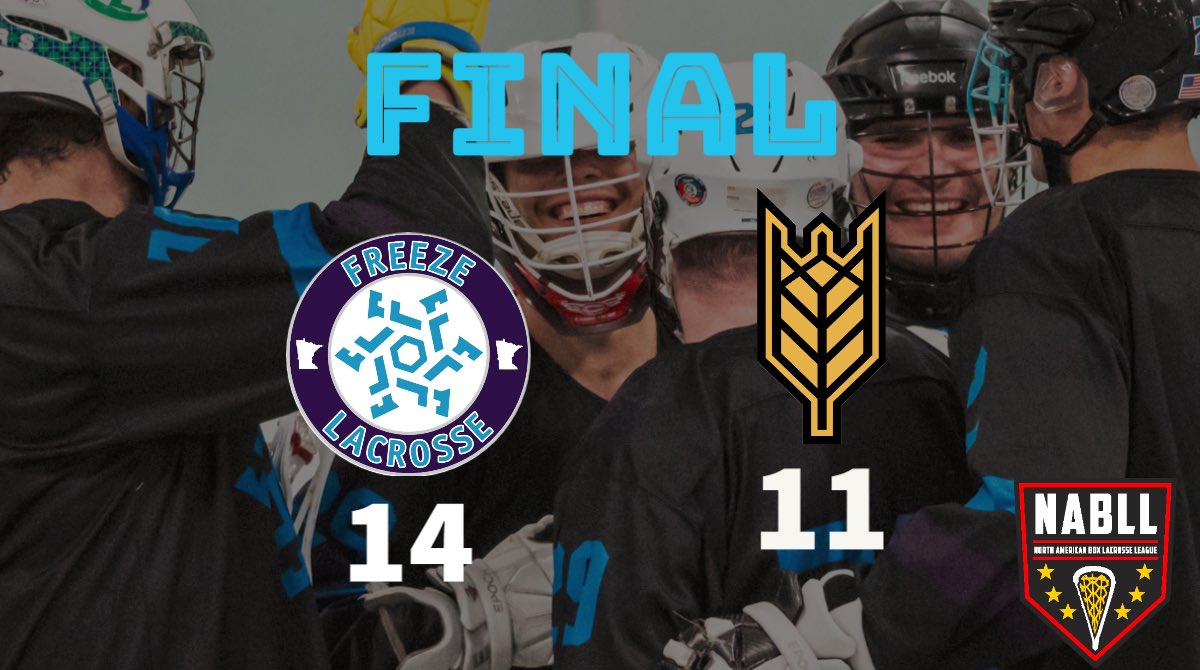 MinnFreeze's tweet photo. The boys pulled off the win tonight! Big playoff bout against the Wheat Kings next weekend! #nabll https://t.co/ugEkSndbNW