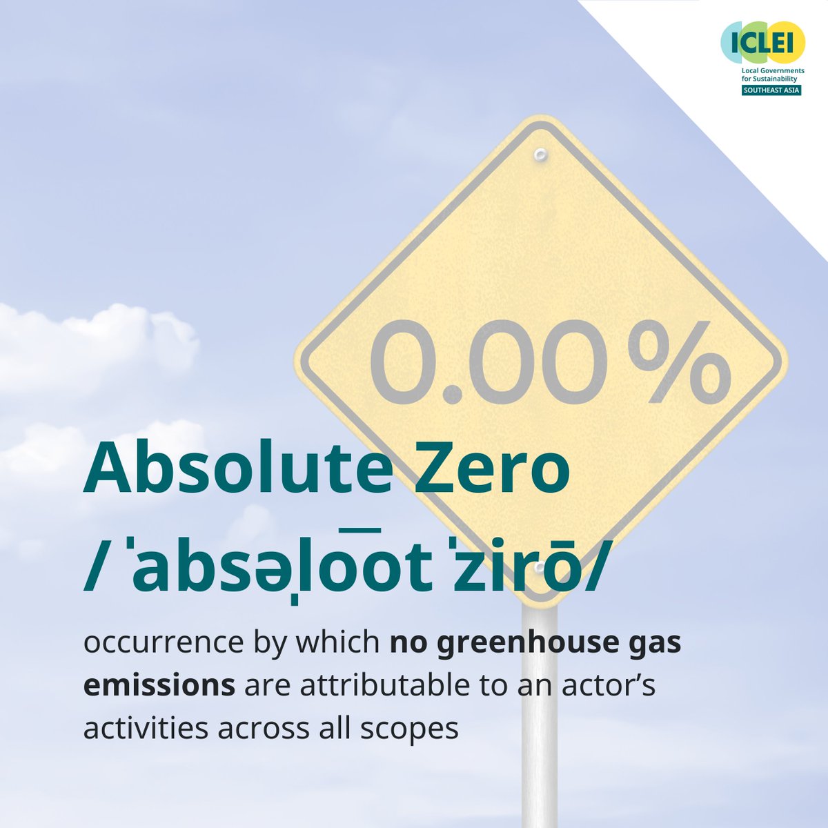 icleiseas's tweet photo. What does “absolute zero” actually mean? 🤔

According to the Race to Zero campaign, absolute zero means “no greenhouse gas emissions are attributable to an actor’s activities across all scopes.”

#AbsoluteZero
#Sustainable
#SutainableDevelopment
#RaceToZero
#CitiesRaceToZero https://t.co/8kmGxw8lrh