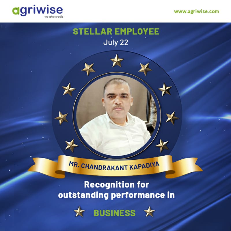 AgriWise's tweet photo. We're happy to share that Mr. Chandrakant Kapadiya is our 'Employee Of The Month' for July 2022.
Agriwise is grateful for your phenomenal contributions to the business department! We appreciate your dedication and professionalism.
#Congratulations #Agriwise #StellarPerformer https://t.co/7E9RFbwGNB