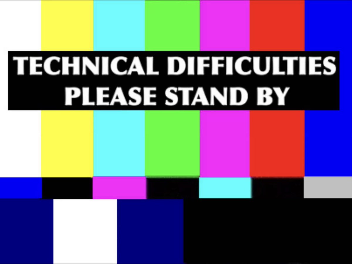 Well, the stream was a bust. 

Turns out my Internet can’t handle streaming (despite having successful tests several times before).

Thank you very much for everyone for their incredible patience, troubleshooting, good nature, and talking about my nipples at length.